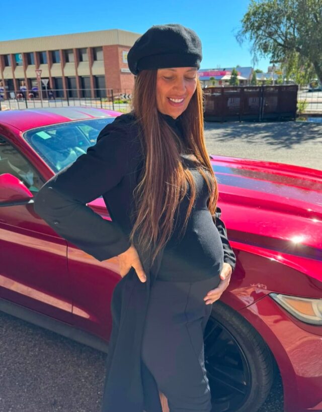 Angela documented her pregnancy on TikTok. Image: The Sun UK | Mother and Baby Matters
