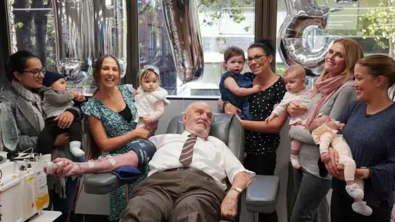 James Harrison, Australia's Famous Blood Donor Who Saved 2.4 million Babies, Dies at 88