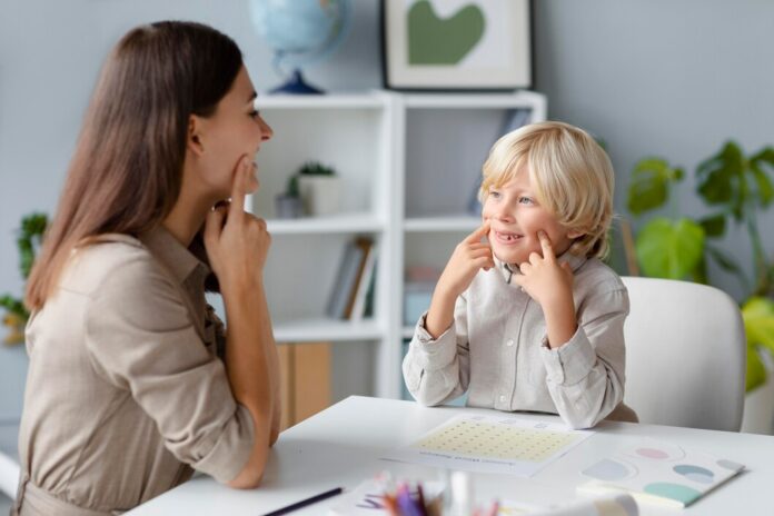 woman-doing-speech-therapy-with-little-blonde-boy_23-2149110227 Hearing Impaired